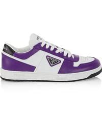 mens prada sneakers white|purple prada sneakers for men.